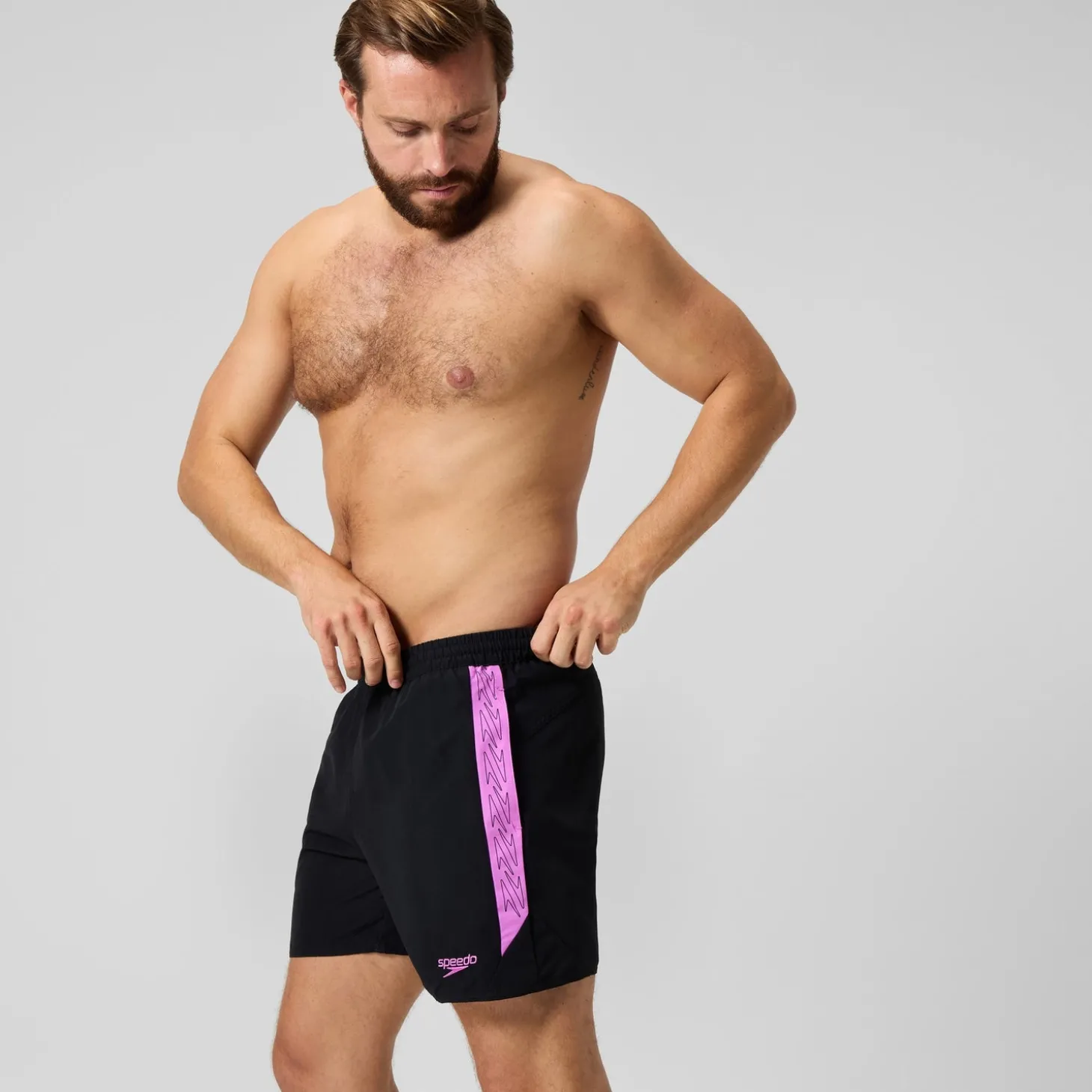 Jammer homme Medley Logo noir/rose
