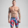 Jammer taille haute - Fastskin LZR Pure Valor 2.0 pour Hommes Bleu/Rouge