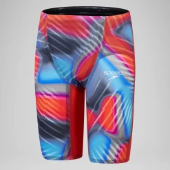 Jammer taille haute - Fastskin LZR Pure Valor 2.0 pour Hommes Bleu/Rouge