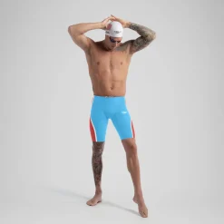 Jammer taille haute - Fastskin LZR Pure Intent 2.0 pour Hommes Bleu/Rouge