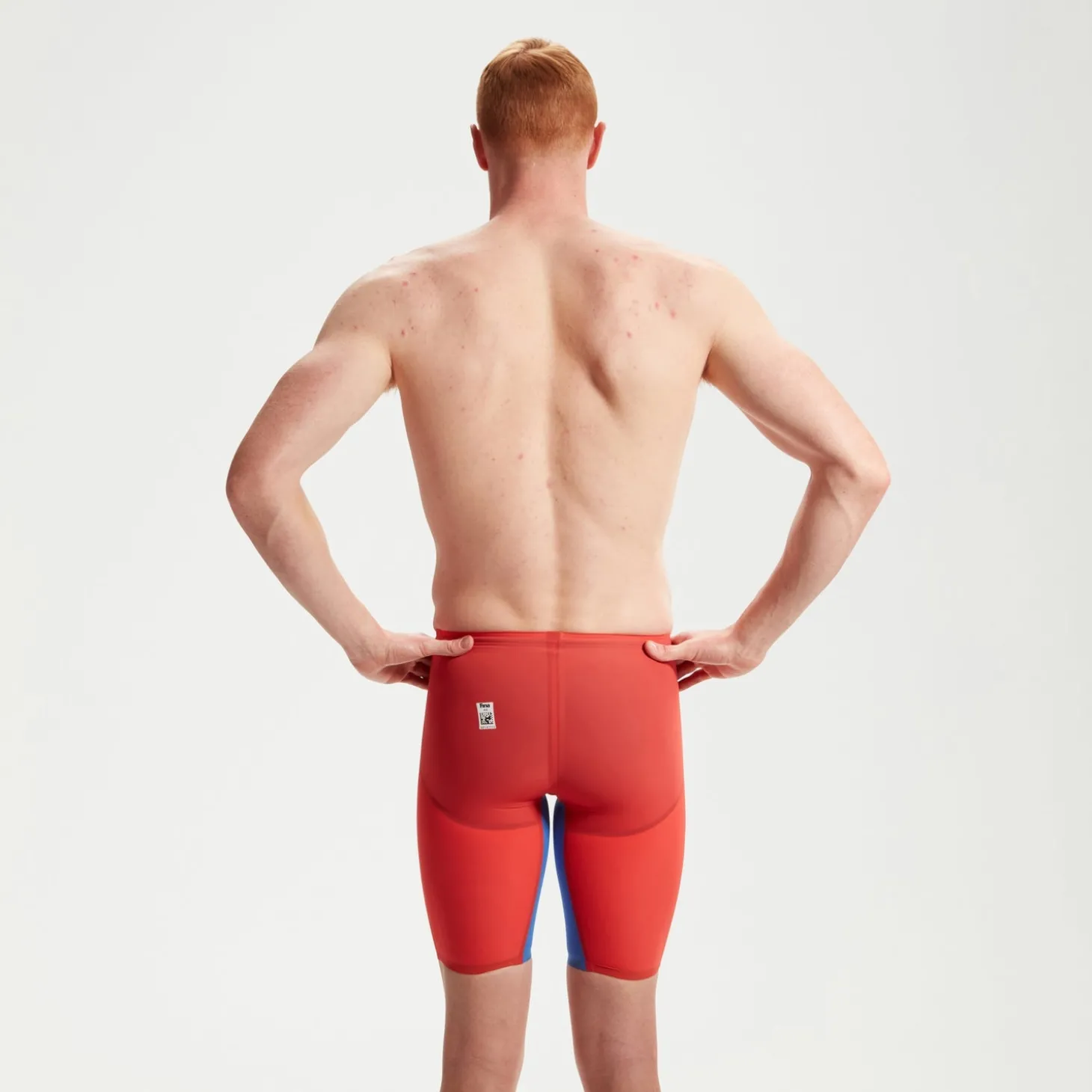 Jammer taille haute Homme Fastskin LZR Pure Valor 2.0 Rouge/Bleu