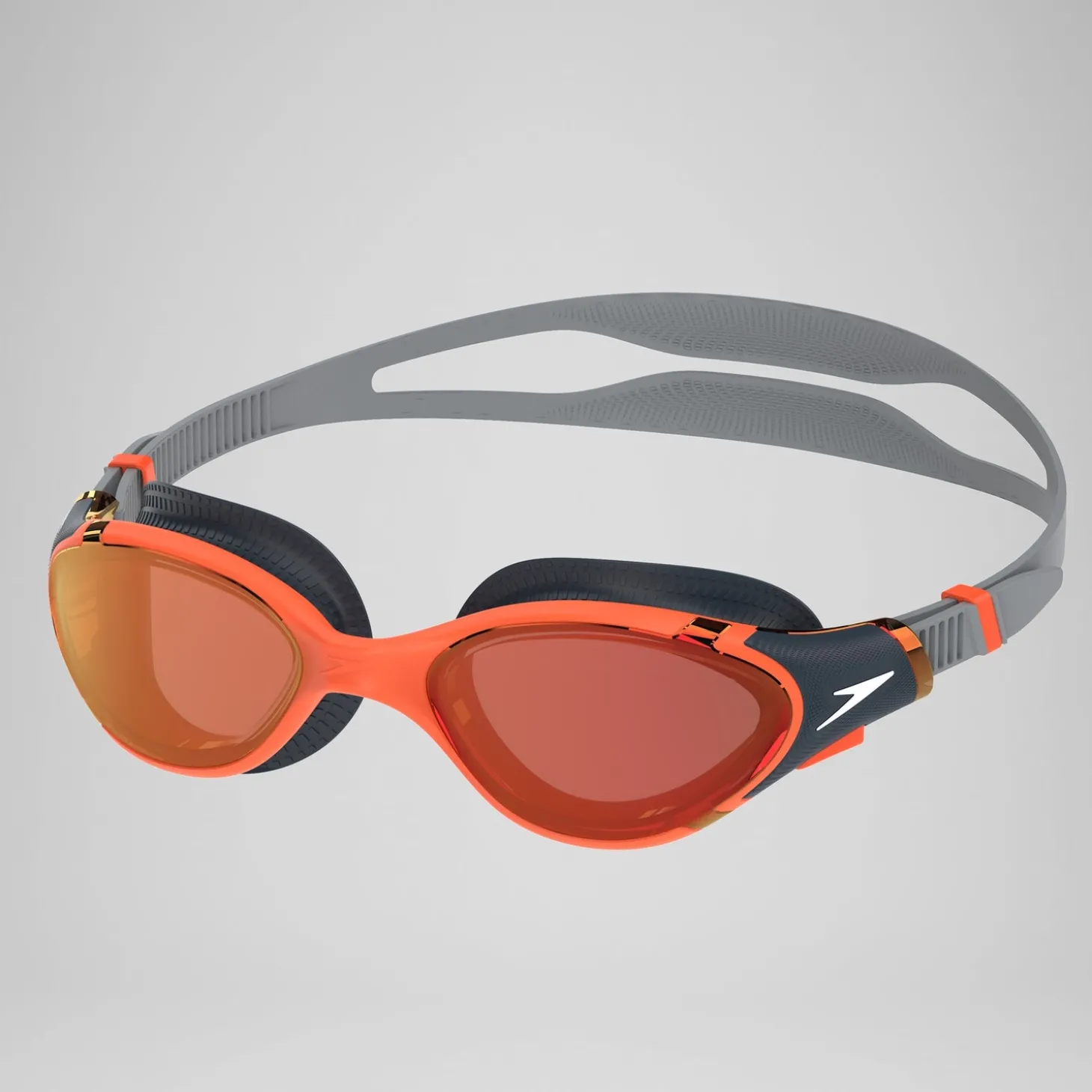 Lunettes de bain Adulte Biofuse 2.0 Miroir orange/gris