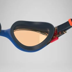 Lunettes de bain Adulte Biofuse bleu marine/orange