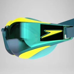 Lunettes de natation Adulte Fastskin Hyper Elite Miroir vert/jaune