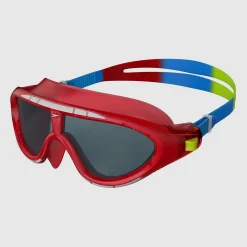 Lunettes de natation enfant Biofuse Rift Rouge/Fumée