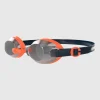 Lunettes de natation Junior Jet effet miroir bleu marine/orange