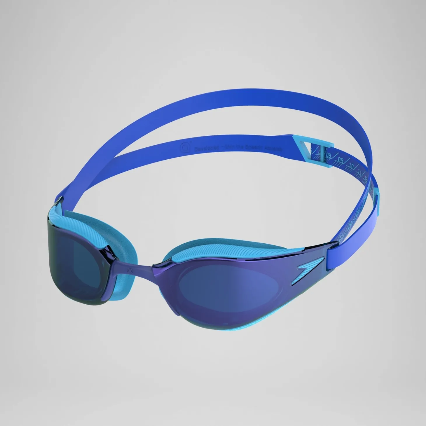 Lunettes de natation Junior Fastskin Hyper Elite Miroir bleu