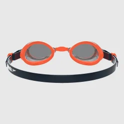 Lunettes de natation Junior Jet effet miroir bleu marine/orange