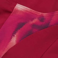 Maillot de bain 1 pièce à imprimé Shaping LunaElustre pour Femmes Rouge/Violet