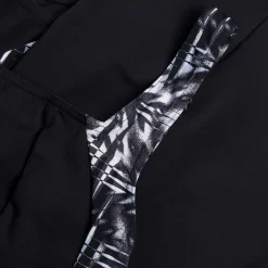 Maillot de bain 1 pièce Femmes Shaping LunaLustre imprimé pour Femmes Noir/Gris oxydé/Blanc