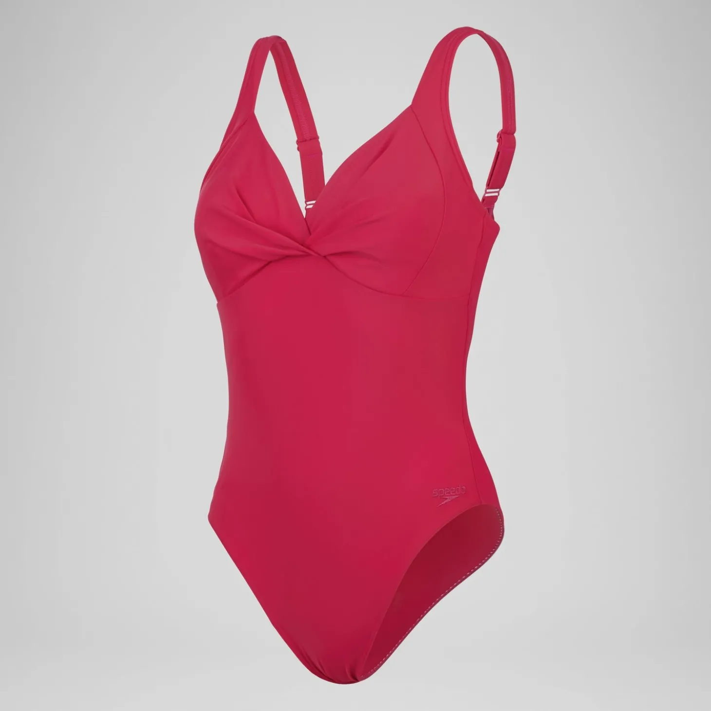 Maillot de bain 1 pièce galbant noué croisé pour Femmes Violet