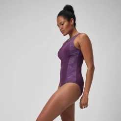 Maillot de bain 1 pièce Shaping LapisNite pour Femmes Prune dandy