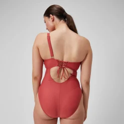 Maillot de bain 1 pièce Shaping asymétrique pour Femmes Poussière spatiale