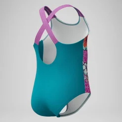 Maillot de bain Bébé Learn to Swim Crossback imprimé vert