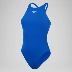 Maillot de bain dos en V End+ (plus long) pour Femmes Bleu cobalt profond