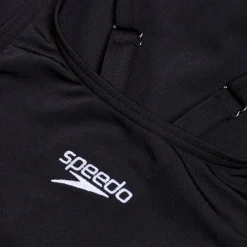 Maillot de bain dos en V End+ (plus long) Noir