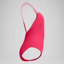 Maillot de bain Femme ajustable à fines bretelles rouge