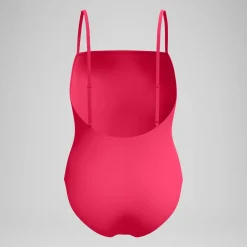 Maillot de bain Femme ajustable à fines bretelles rouge