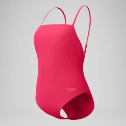 Maillot de bain Femme ajustable à fines bretelles rouge
