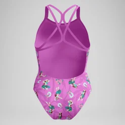 Maillot de bain Femme Club Training Starback imprimé rose/vert