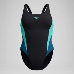 Maillot de bain Femme Colourblock 2.0 noir/turquoise