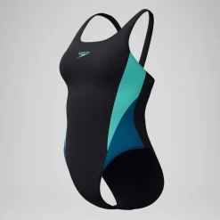 Maillot de bain Femme Colourblock 2.0 noir/turquoise