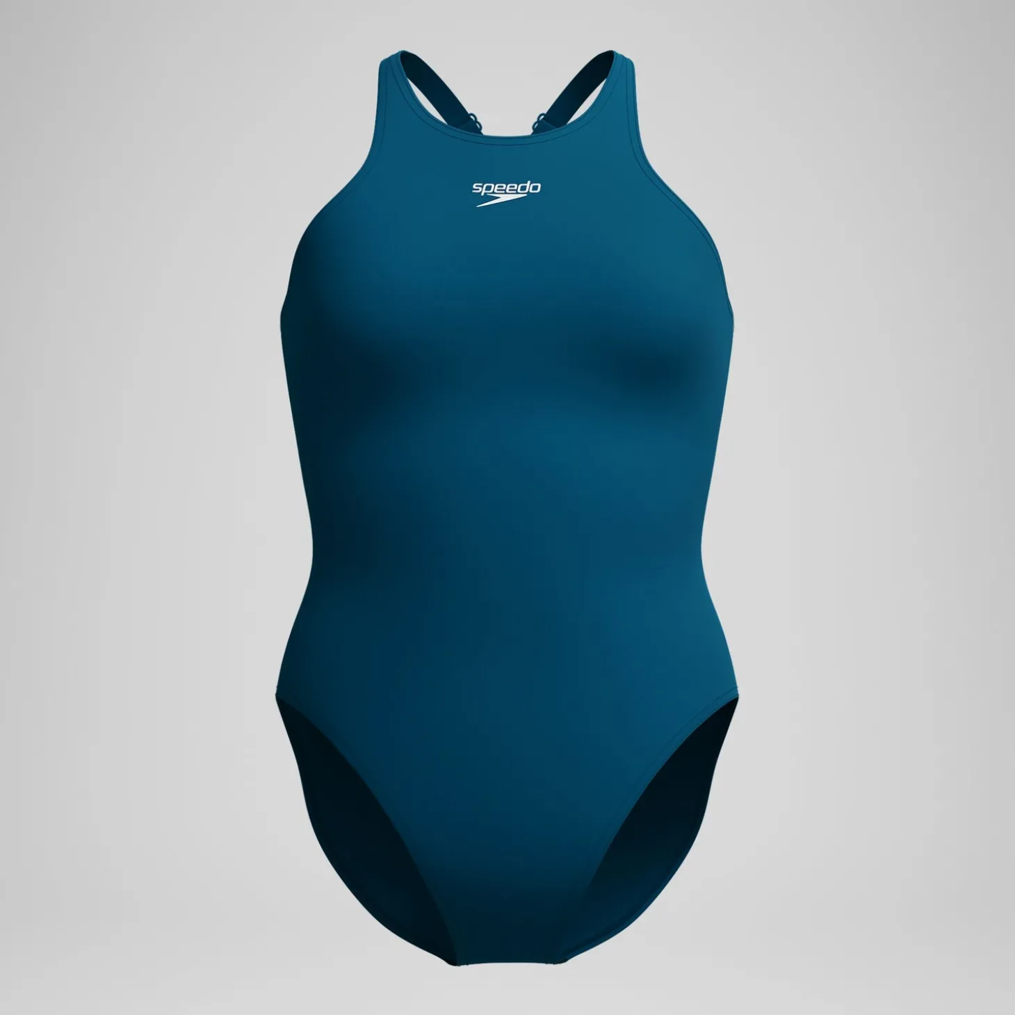 Maillot de bain Femme dos en V Endurance+ Longer Body sarcelle foncé