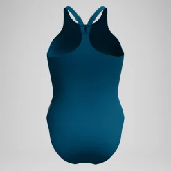 Maillot de bain Femme dos en V Endurance+ Longer Body sarcelle foncé