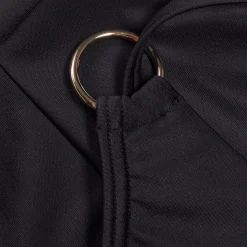 Maillot de bain Femme effet galbant à bretelles noir
