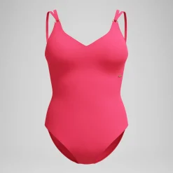 Maillot de bain Femme effet galbant Strappy rouge
