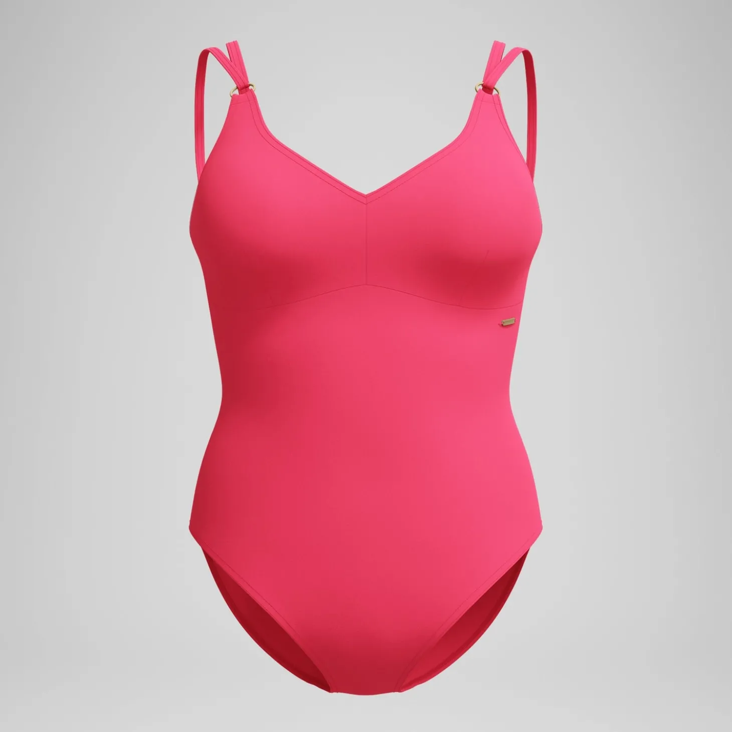 Maillot de bain Femme effet galbant Strappy rouge