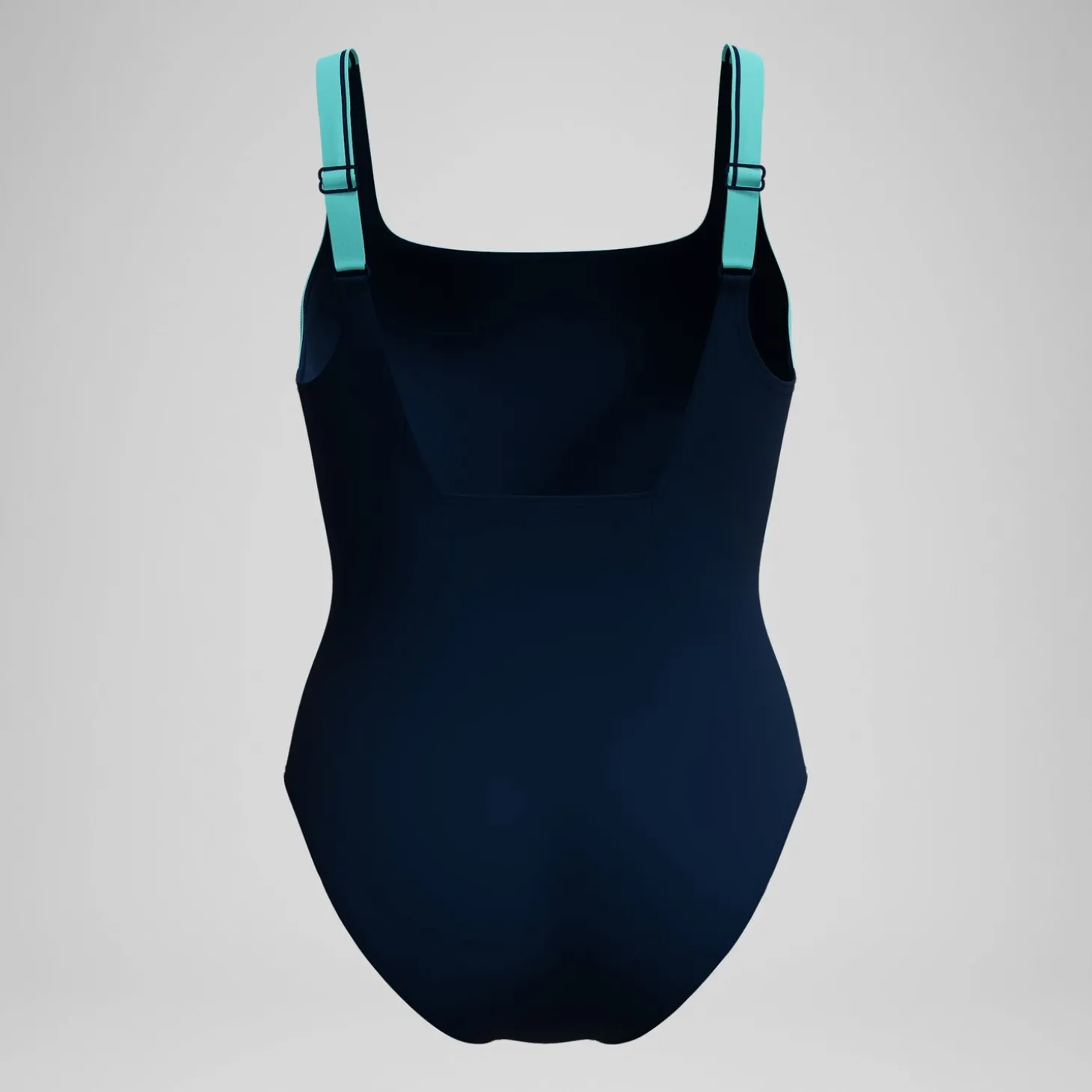 Maillot de bain Femme effet galbant Contour Eclipse bleu marine/turquoise