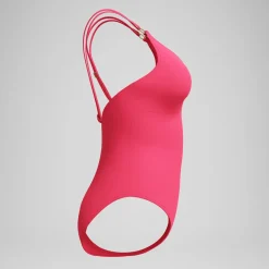 Maillot de bain Femme effet galbant Strappy rouge