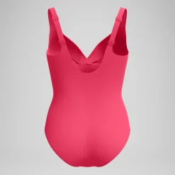 Maillot de bain Femme effet galbant Cross Knot rouge