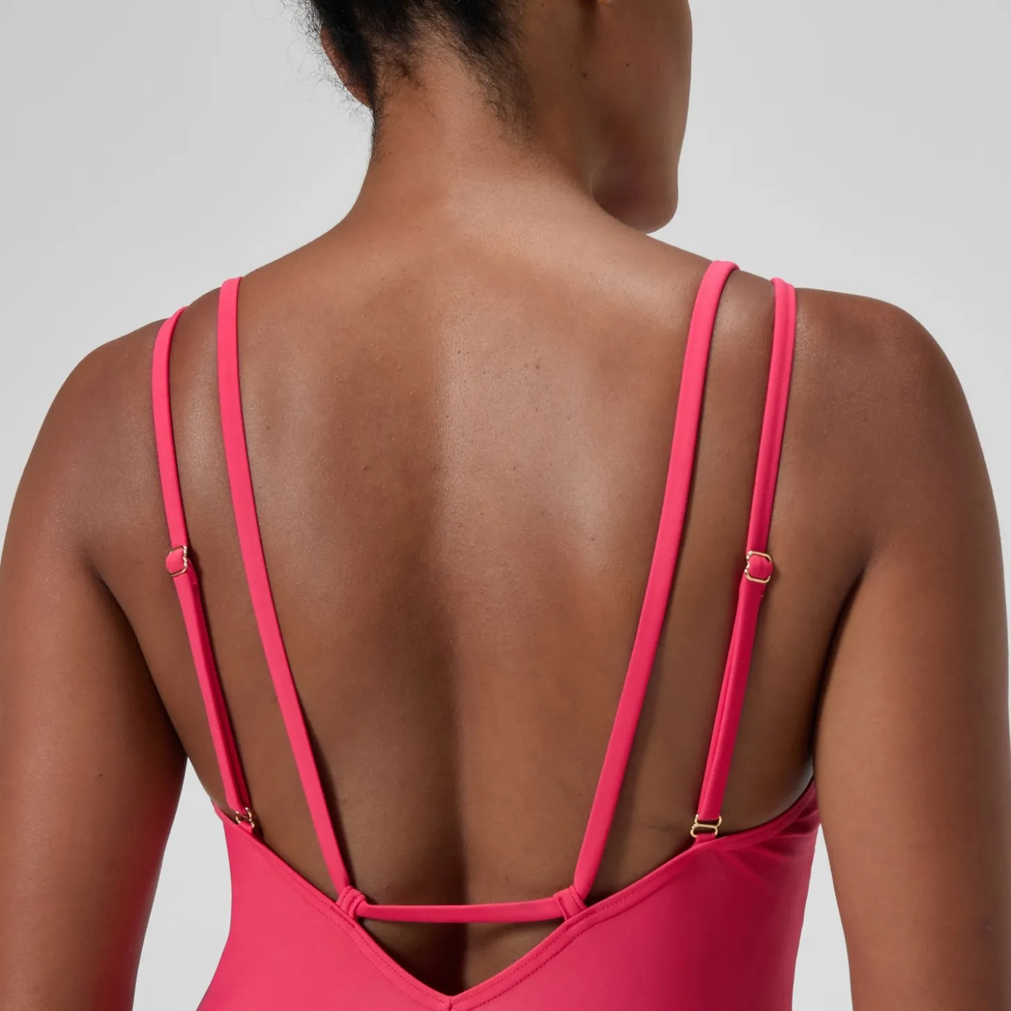 Maillot de bain Femme effet galbant Strappy rouge