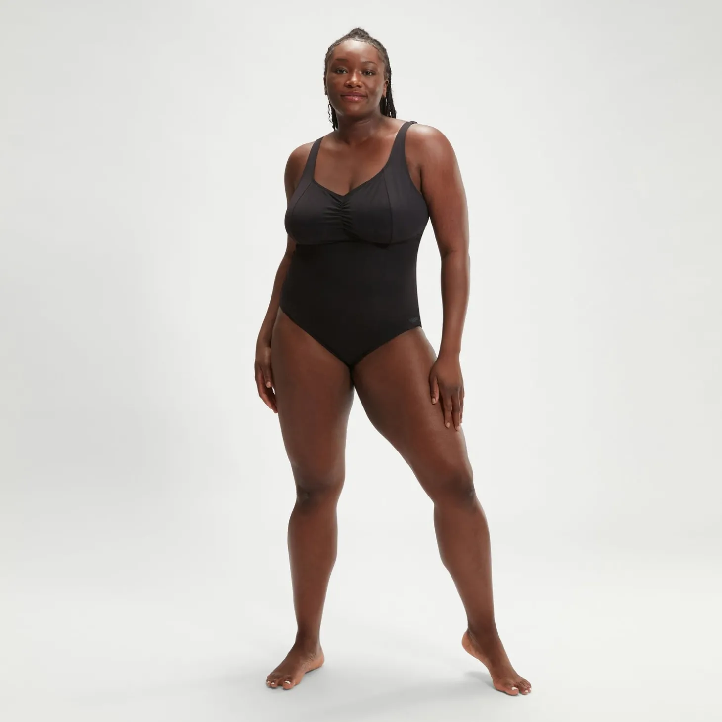 Maillot de bain Femme grande taille effet galbant AquaNite noir