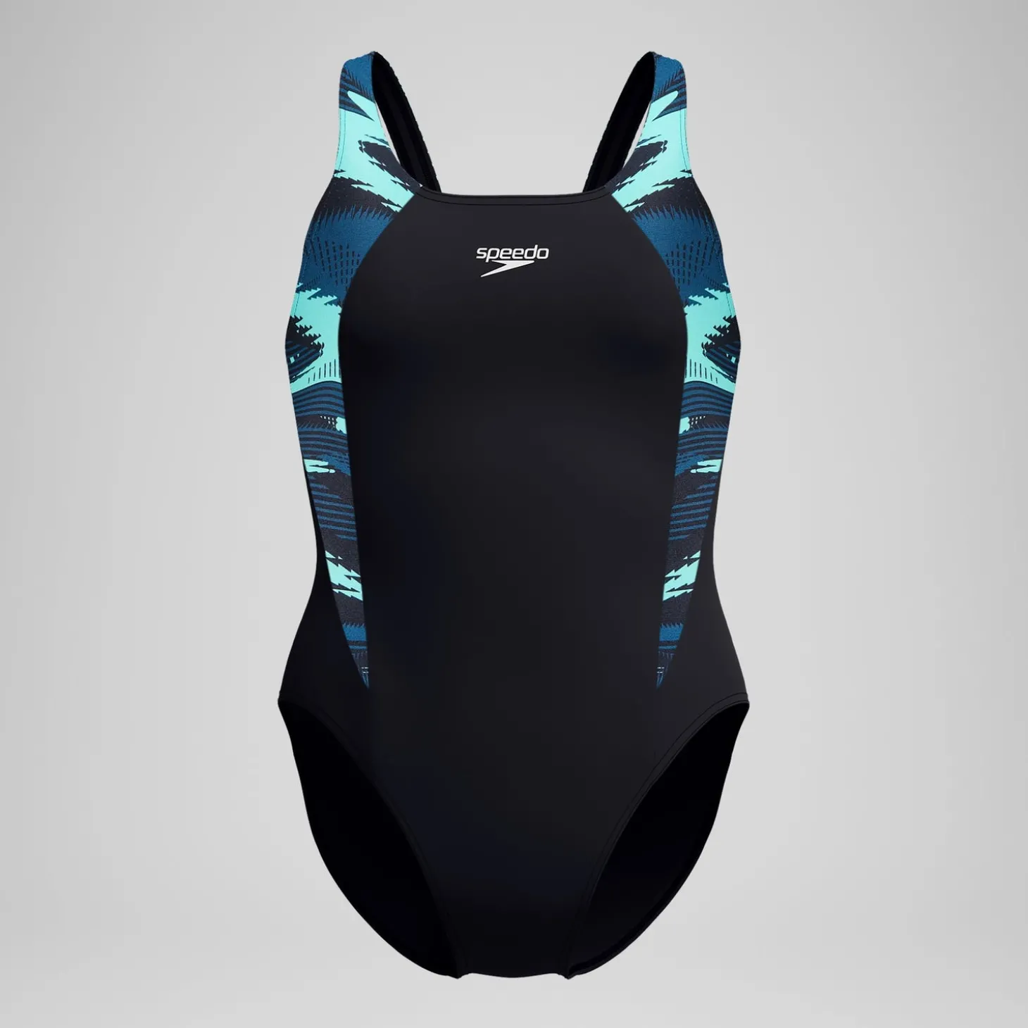 Maillot de bain Femme HyperBoom Splice Muscleback sarcelle foncé/vert