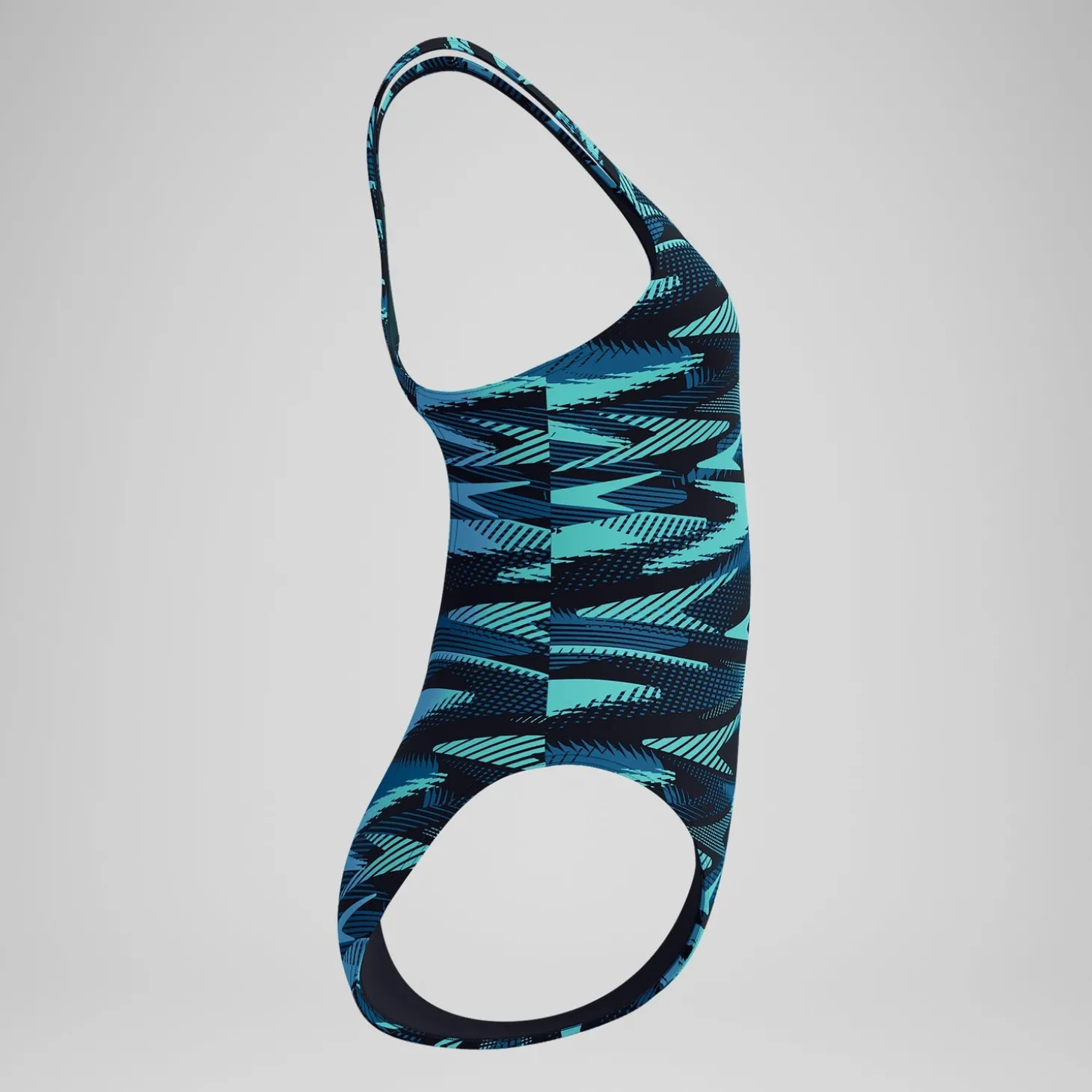 Maillot de bain Femme HyperBoom Allover Medalist sarcelle foncé/vert