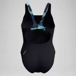 Maillot de bain Femme HyperBoom Splice Muscleback sarcelle foncé/vert