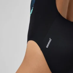 Maillot de bain Femme HyperBoom Splice Muscleback sarcelle foncé/vert