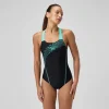 Maillot de bain Femme Medley Logo noir/turquoise