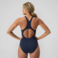 Maillot de bain Femme Medalist imprimé numérique bleu/rose