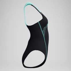 Maillot de bain Femme Medley Logo noir/turquoise