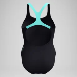 Maillot de bain Femme Medley Logo noir/turquoise