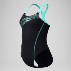 Maillot de bain Femme Medley Logo noir/turquoise