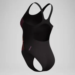 Maillot de bain Femme Placement Muscleback noir/rose
