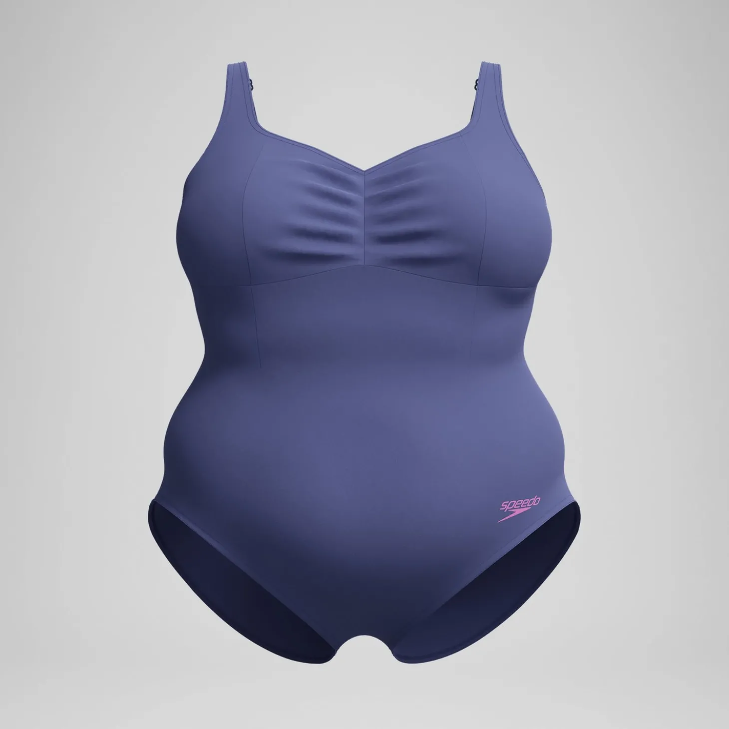 Maillot de bain Femme Plus Size effet galbant AquaNite bleu