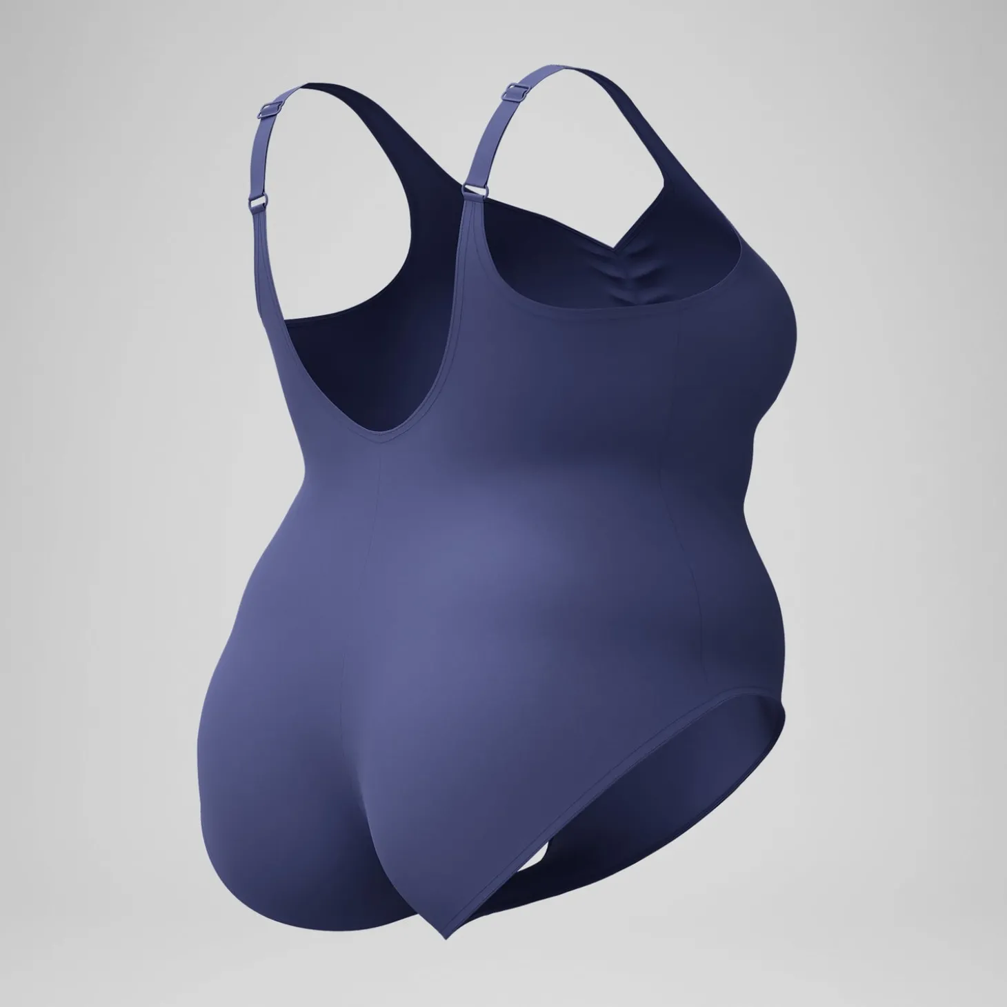 Maillot de bain Femme Plus Size effet galbant AquaNite bleu