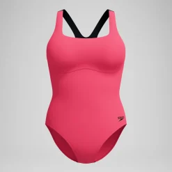 Maillot de bain Femme Racer Zip rouge