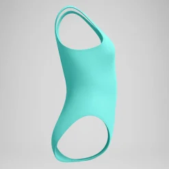 Maillot de bain Femme texturé à dos en U Deep turquoise